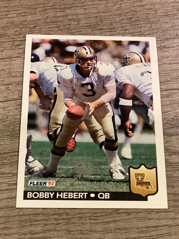 Bobby Hebert New Orleans Saints NFL 1992 Fleer 275 