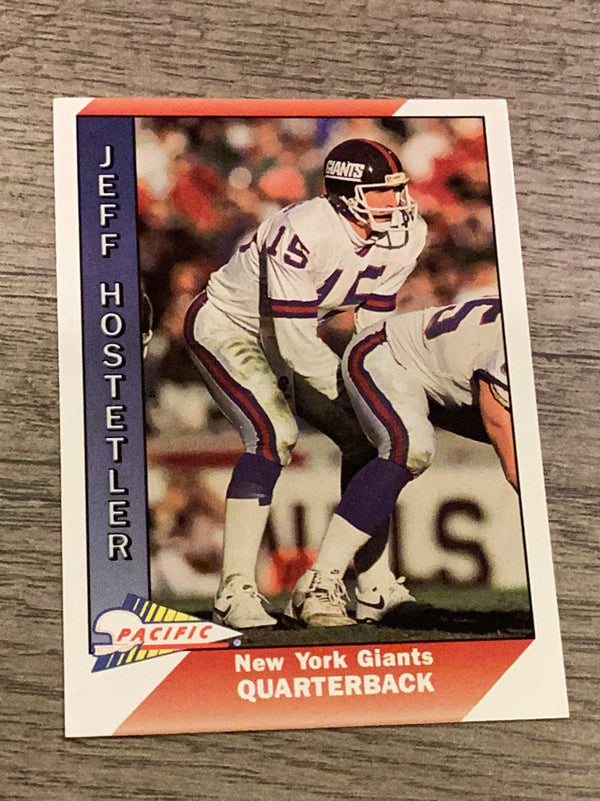 Jeff Hostetler New York Giants NFL 1991 Pacific 347 