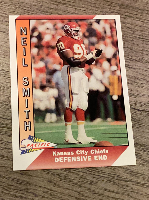 Neil Smith Kansas City Chiefs NFL 1991 Pacific 220 