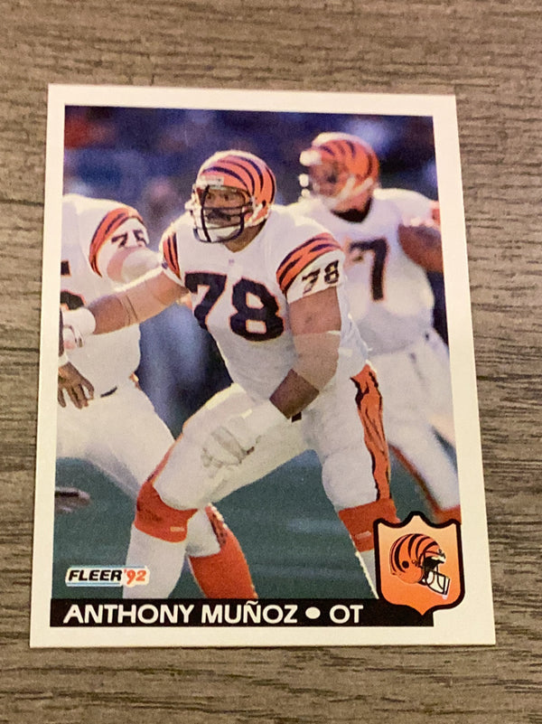 Anthony Muñoz Cincinnati Bengals NFL 1992 Fleer 61 