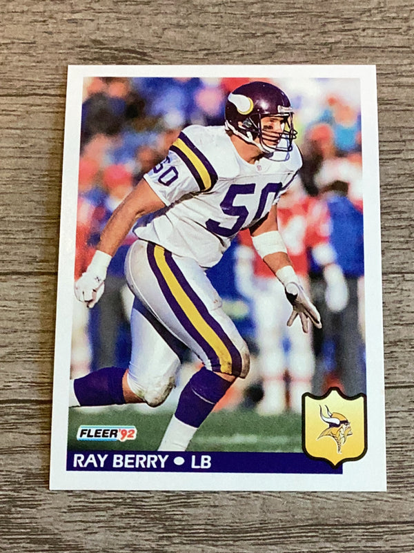 Ray Berry Minnesota Vikings NFL 1992 Fleer 239 