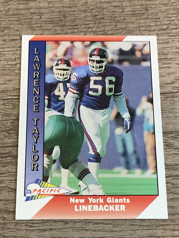Lawrence Taylor New York Giants NFL 1991 Pacific 356 