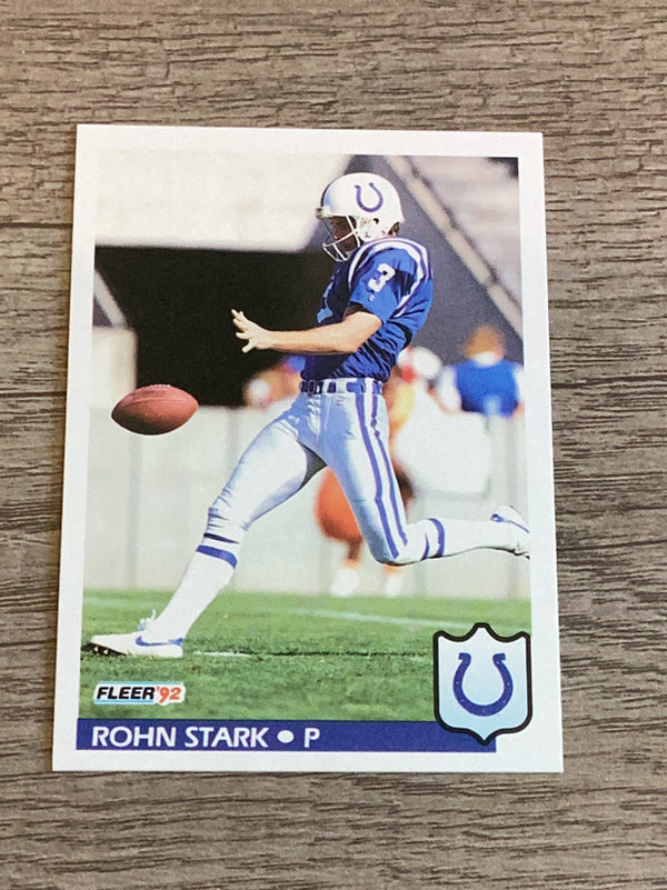 Rohn Stark Indianapolis Colts NFL 1992 Fleer 167 