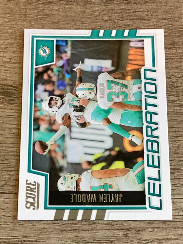 Jaylen Waddle Miami Dolphins NFL 2022 Score: Celebration C-JW 