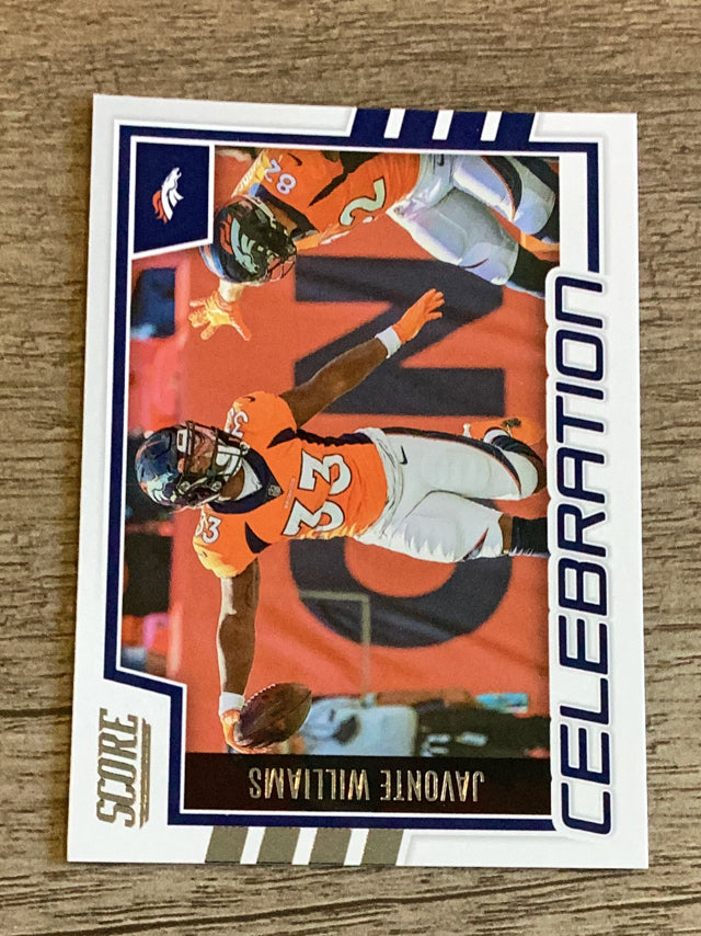 Javonte Williams Denver Broncos NFL 2022 Score: Celebration C-JW 