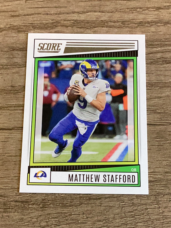 Matthew Stafford Los Angeles Rams NFL 2022 Score 155 