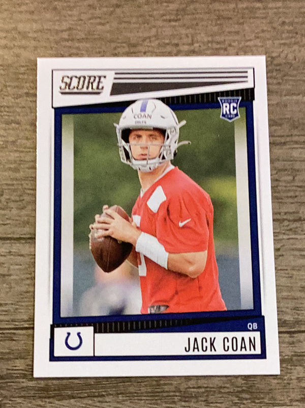 Jack Coan Indianapolis Colts NFL 2022 Score 312 RC