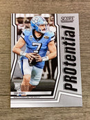 Sam Howell North Carolina Tar Heels NFL 2022 Score: Protential P-SH 