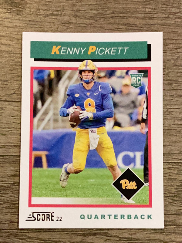 Kenny Pickett Pittsburgh Panthers NFL 2022 Score: 1992 Throwback Rookie TB1 