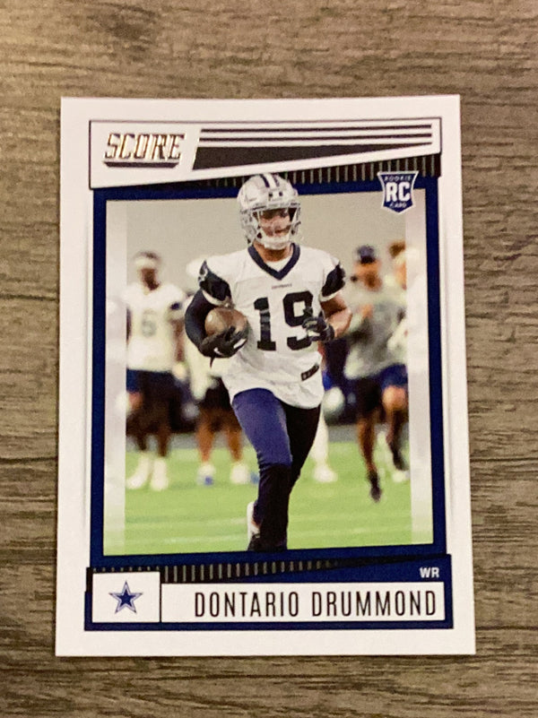 Dontario Drummond Dallas Cowboys NFL 2022 Score: Scorecard 399 