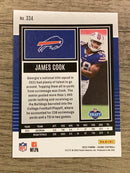 James Cook Buffalo Bills NFL 2022 Score 334 RC Panini
