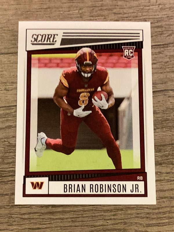 Brian Robinson Jr. Washington Commanders NFL 2022 Score 338 RC
