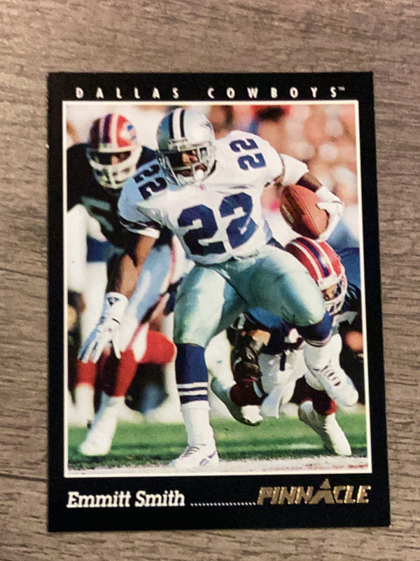 Emmitt Smith Dallas Cowboys NFL 1993 Pinnacle 100 