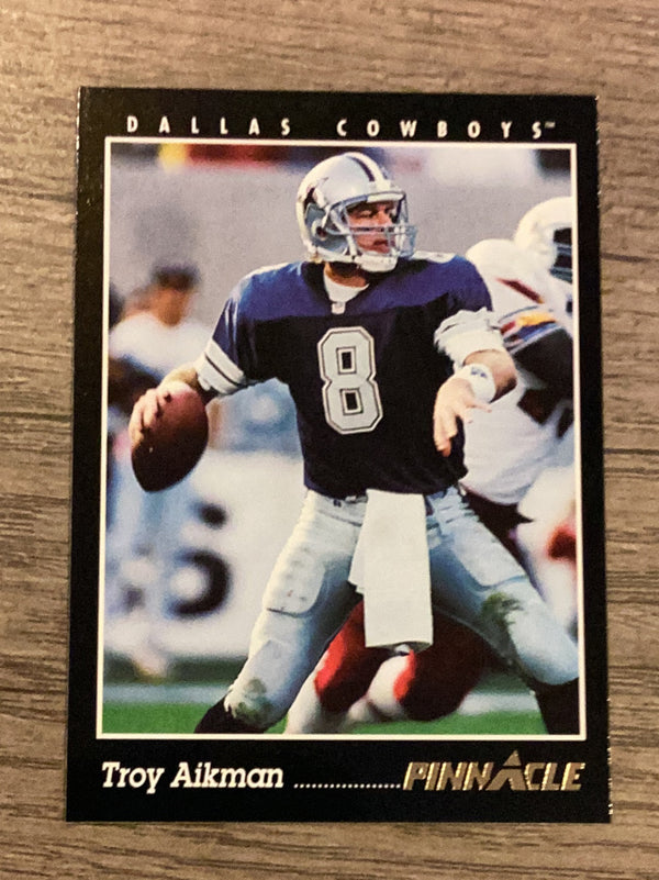 Troy Aikman Dallas Cowboys NFL 1993 Pinnacle 281 