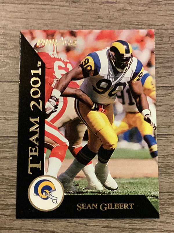 Sean Gilbert Los Angeles Rams NFL 1993 Pinnacle - Team 2001 6 