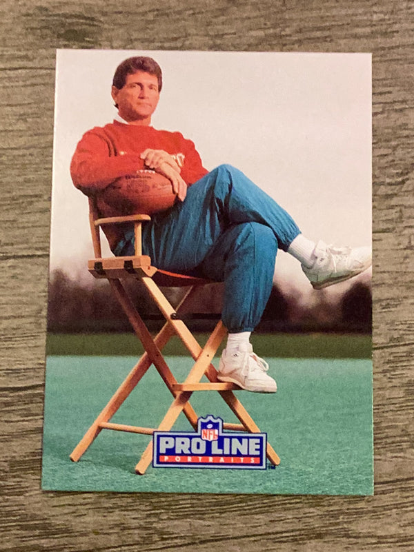 Joe Theismann RET Washington Redskins NFL 1991 Pro Line Portraits 56 RET