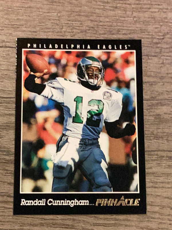 Randall Cunningham Philadelphia Eagles NFL 1993 Pinnacle 298 