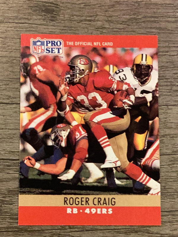 Roger Craig San Francisco 49ers NFL 1990 Pro Set 287 