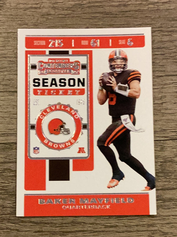 Baker Mayfield Cleveland Browns NFL 2019 Panini Contenders 18 