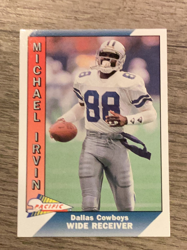 Michael Irvin Dallas Cowboys NFL 1991 Pacific 97 