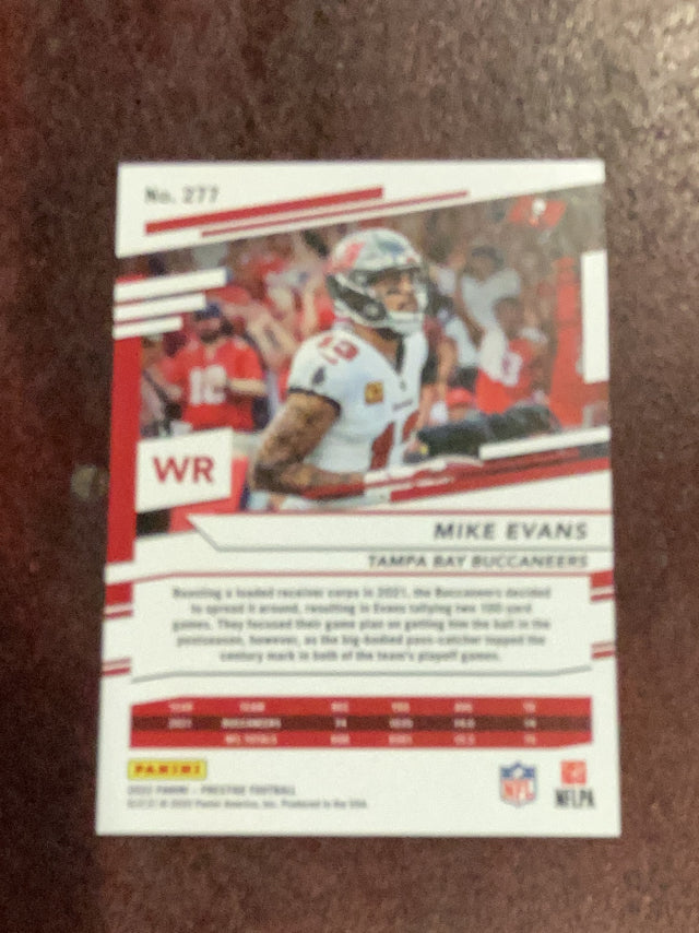 Mike Evans Tampa Bay Buccaneers NFL 2022 Panini Prestige 277 Panini