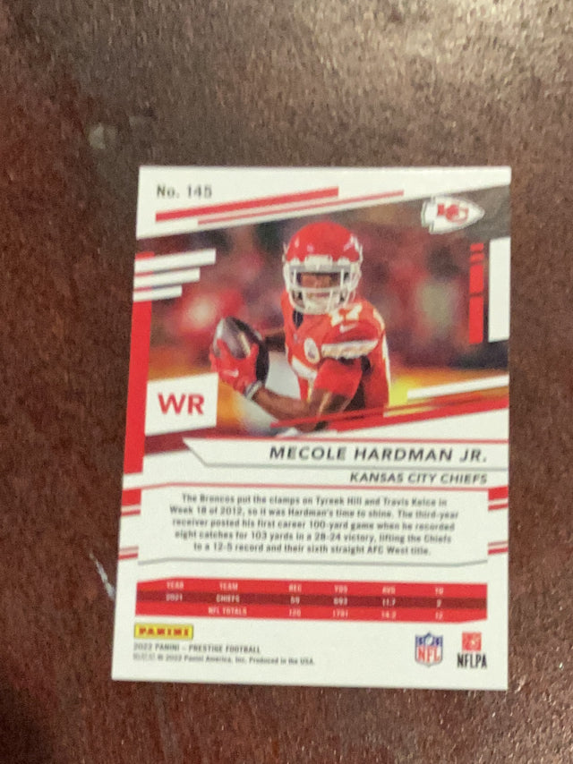 Mecole Hardman Jr. Kansas City Chiefs NFL 2022 Panini Prestige 145 Panini