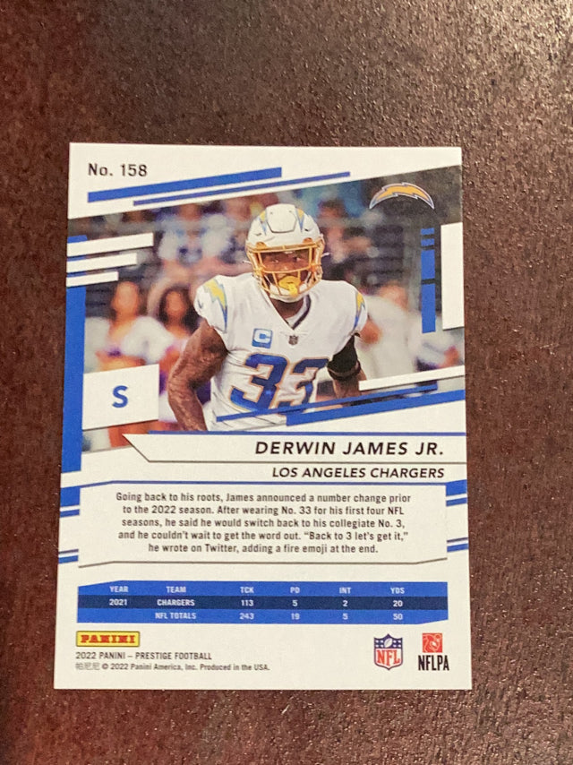 Derwin James Jr. Los Angeles Chargers NFL 2022 Panini Prestige 158 Panini