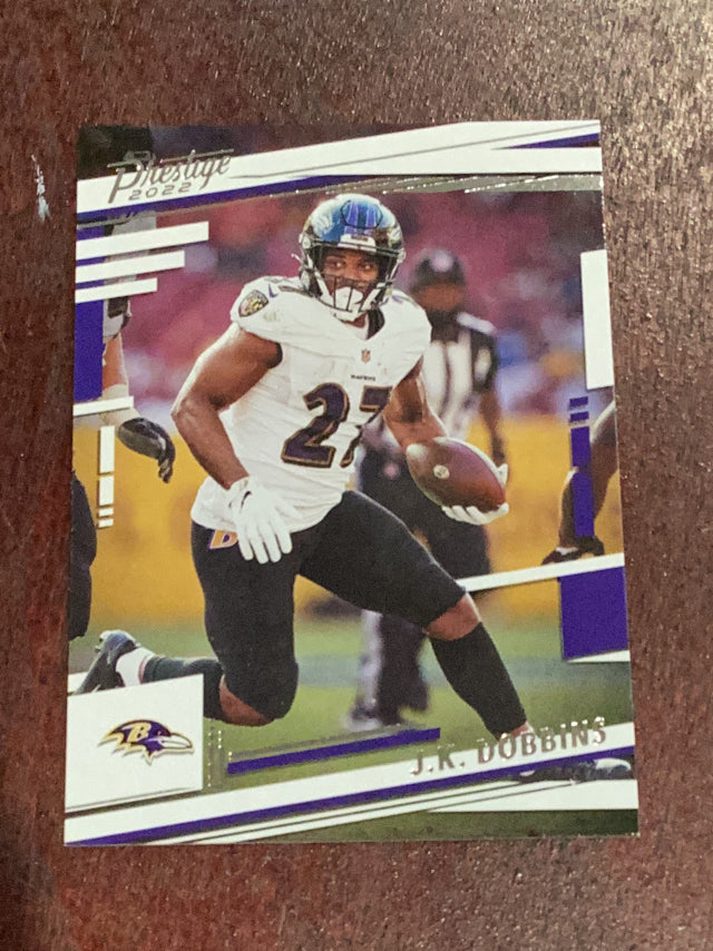 J.K. Dobbins Baltimore Ravens NFL 2022 Panini Prestige 21 