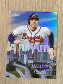 Freddie Freeman Atlanta Braves MLB 2022 Topps Chrome: Heart of the City HOC-5 