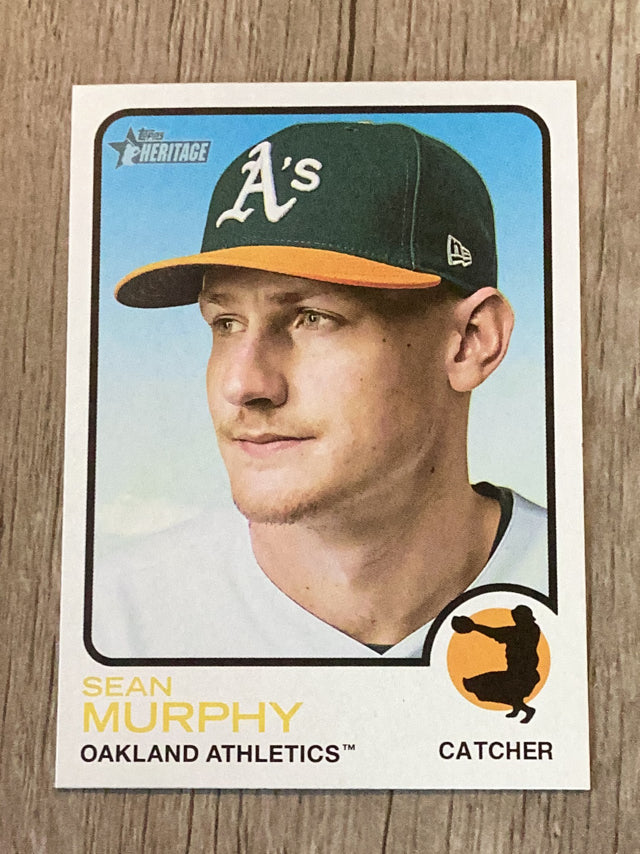 Sean Murphy Oakland Athletics MLB 2022 Topps Heritage 390 