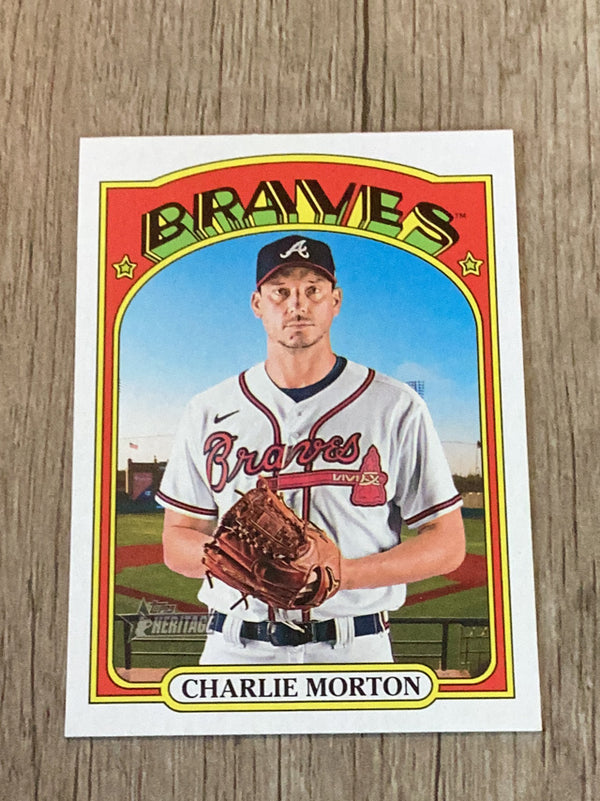 Charlie Morton Atlanta Braves MLB 2021 Topps Heritage 680 