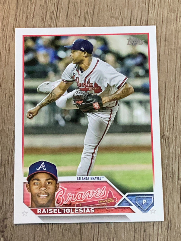 Raisel Iglesias Atlanta Braves MLB 2023 Topps 115 