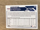 Vaughn Grissom Atlanta Braves MLB 2023 Topps 275 RC Topps