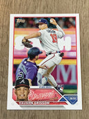 Vaughn Grissom Atlanta Braves MLB 2023 Topps 275 RC