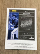 Matt Olson Atlanta Braves MLB 2022 Panini Three and Two 71 SN99 Panini