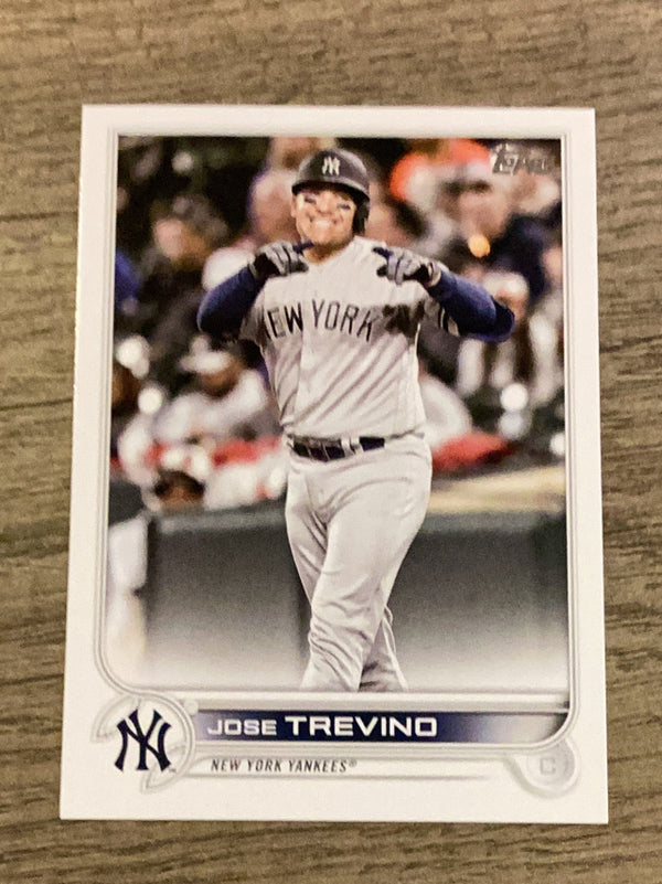 Jose Trevino New York Yankees MLB 2022 Topps Update US10 