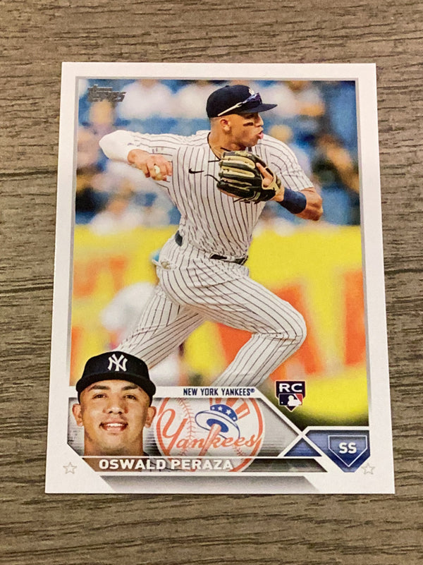 Oswald Peraza New York Yankees MLB 2023 Topps 94 RC