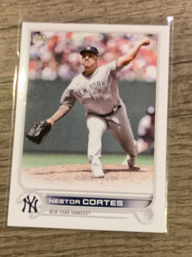 Nestor Cortes New York Yankees MLB 2022 Topps Update US320 