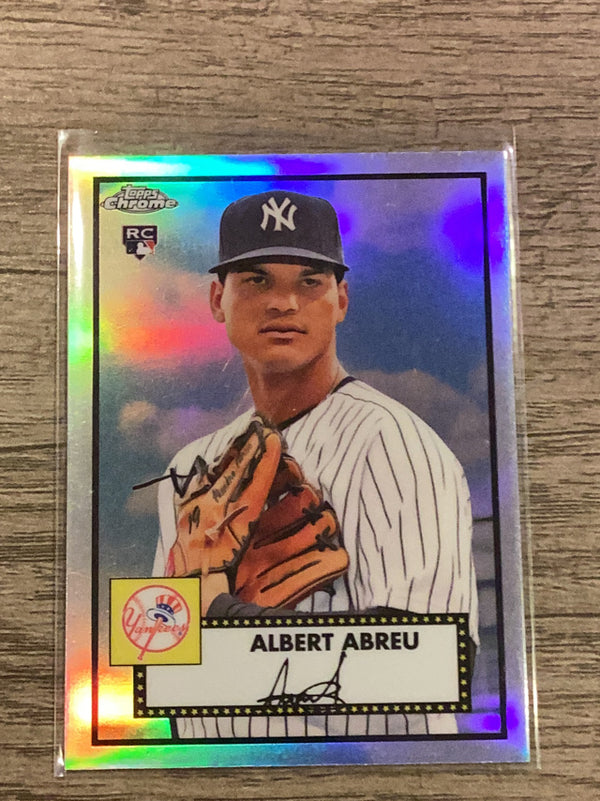 Albert Abreu New York Yankees MLB 2021 Topps Chrome Platinum Anniversary: Prism Refractor 60 