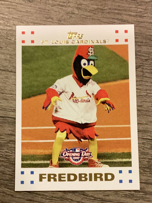 Fredbird St. Louis Cardinals MLB 2007 Topps Opening Day 214 MAS
