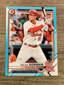 Nolan Gorman St. Louis Cardinals MLB 2021 Bowman - Prospects BP-90 
