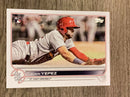 Juan Yepez St. Louis Cardinals MLB 2022 Topps 506 RC\nBASE: Sliding