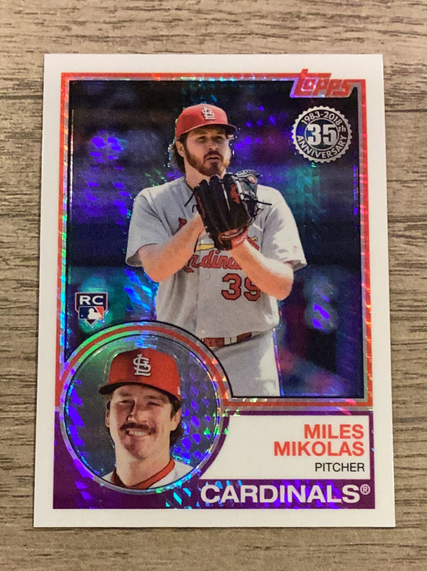 Miles Mikolas St. Louis Cardinals MLB 2018 Topps Update - Silver Pack 148 