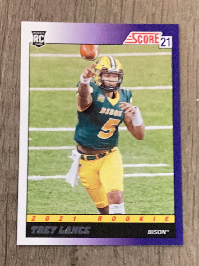 Trey Lance North Dakota State Bison NFL 2021 Score - 1991 Throwback TB3 