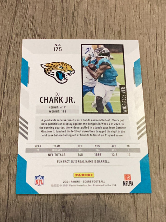 DJ Chark Jr. Jacksonville Jaguars NFL 2021 Score 175 Panini