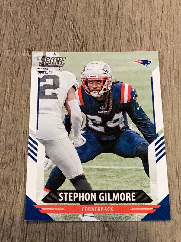 Stephon Gilmore New England Patriots NFL 2021 Score 43 