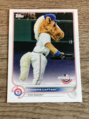 Rangers Captain Texas Rangers MLB 2022 Topps Opening Day - Mascots M-22 MAS