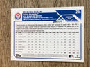 Ezequiel Duran Texas Rangers MLB 2023 Topps 286 RC Topps