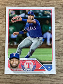Ezequiel Duran Texas Rangers MLB 2023 Topps 286 RC