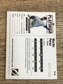 Martin Perez Texas Rangers MLB 2012 Onyx Platinum Prospects - Limited Edition Silver PP35 SN100 Onxy